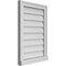 Ekena Millwork Vertical Surface Mount PVC Gable Vent w/ 2"W x 2"H , Brickmould Sill Frame, 18"W x 26"H GVPVE18X2603SN - alternate 2